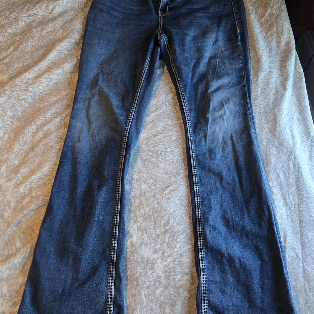 Rock & Roll Denim Blue Jeans - Women's Tall 18W